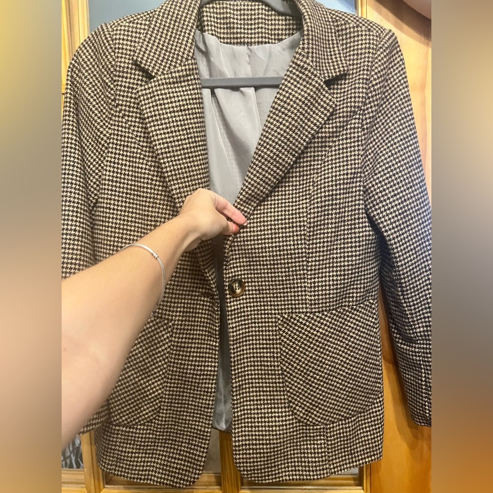 Brown blazer
